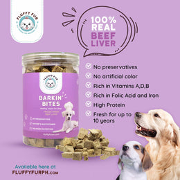 Barkin' Bites: Freeze-Dried Beef Liver