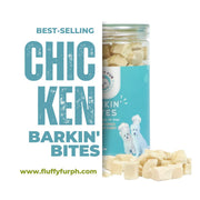 Barkin' Bites: Freeze-Dried Chicken Cubes