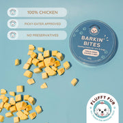 Barkin' Bites: Freeze-Dried Chicken Cubes