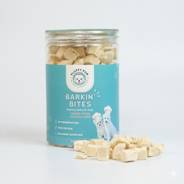Barkin' Bites: Freeze-Dried Chicken Cubes