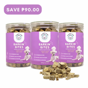 Barkin' Bites All-Natural Freeze-Dried Beef Liver Treats (Bundle of 3)