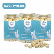 Barkin' Bites All-Natural Freeze-Dried Chicken Treats (Bundle of 3)