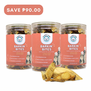 Barkin' Bites All-Natural Freeze-Dried Salmon Treats (Bundle of 3)