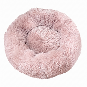 Fluffy Fur Calming Donut Pet Bed